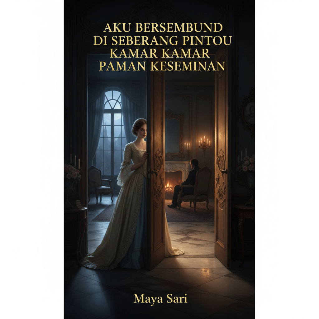 Aku bersembunyi di seberang pintu kamar Paman Kesembilan.